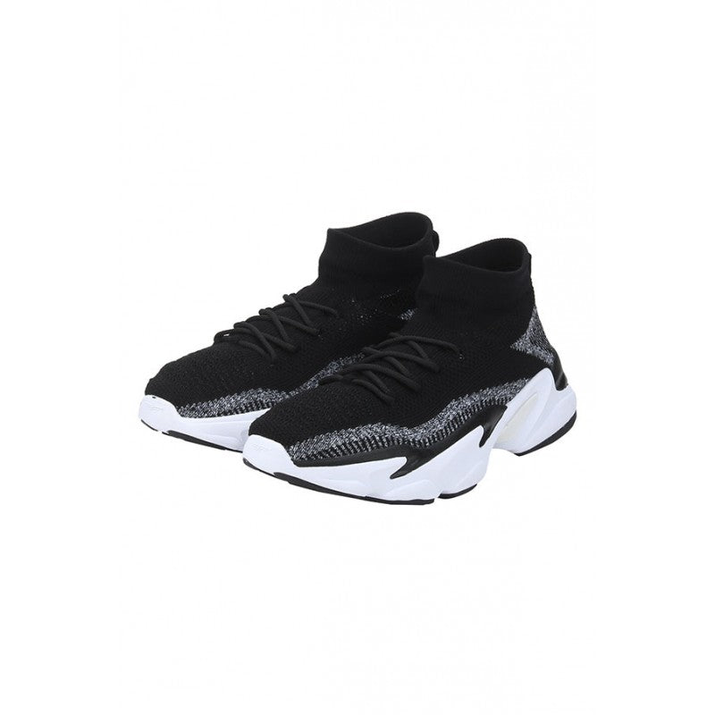 Men Black Walking Shoes