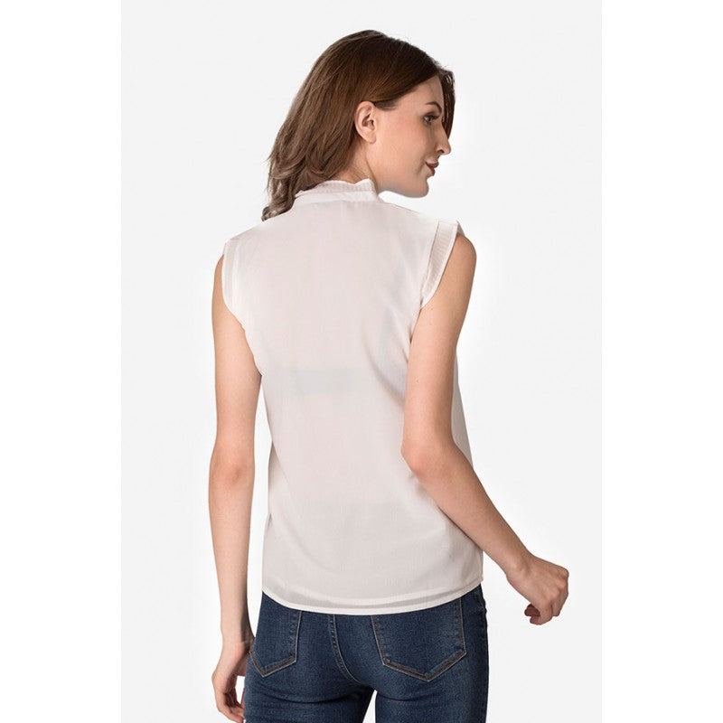 Women White Top Blouse