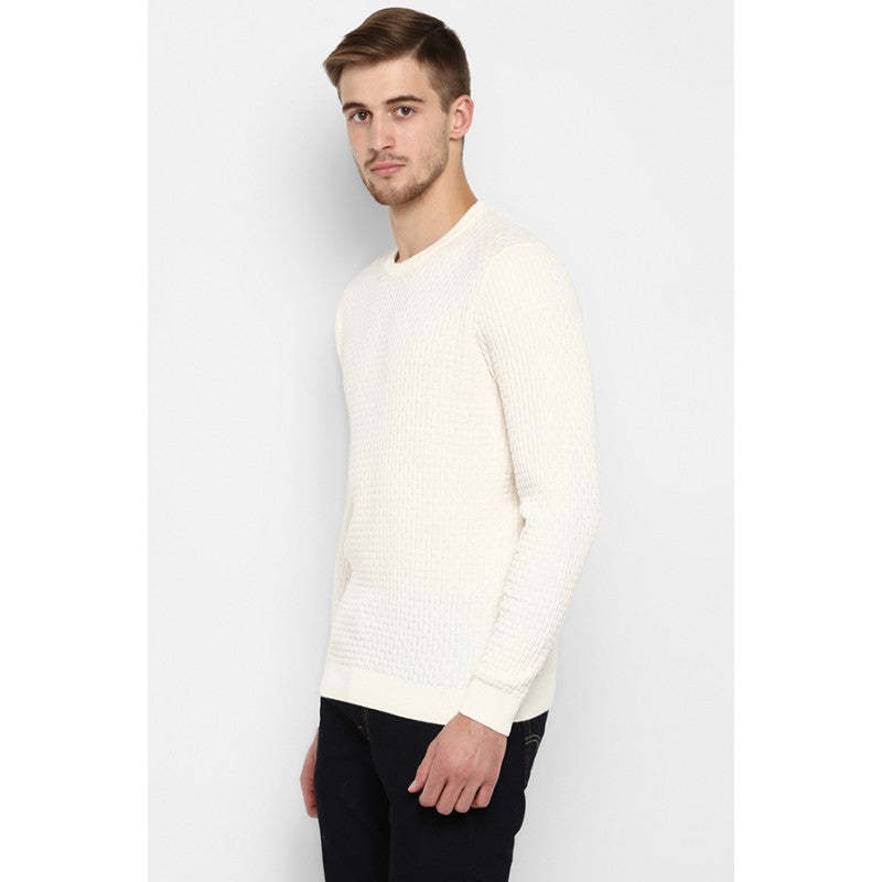 Mens Off White Sweater