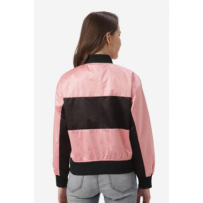 Women Pastel Pink Jacket