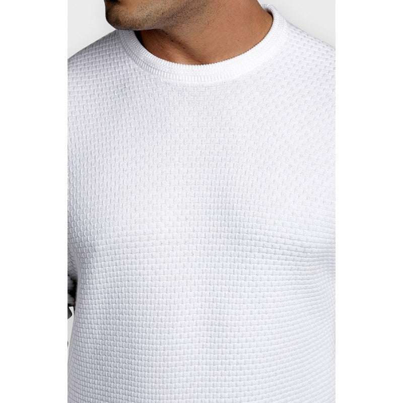 Mens White Sweater