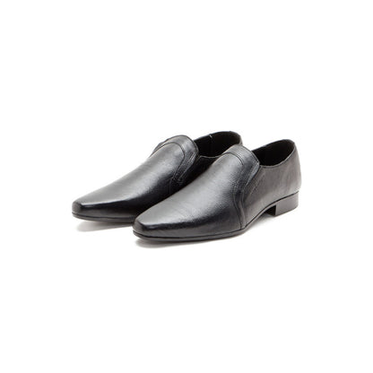 RedTape Men Black Slip On Shoes