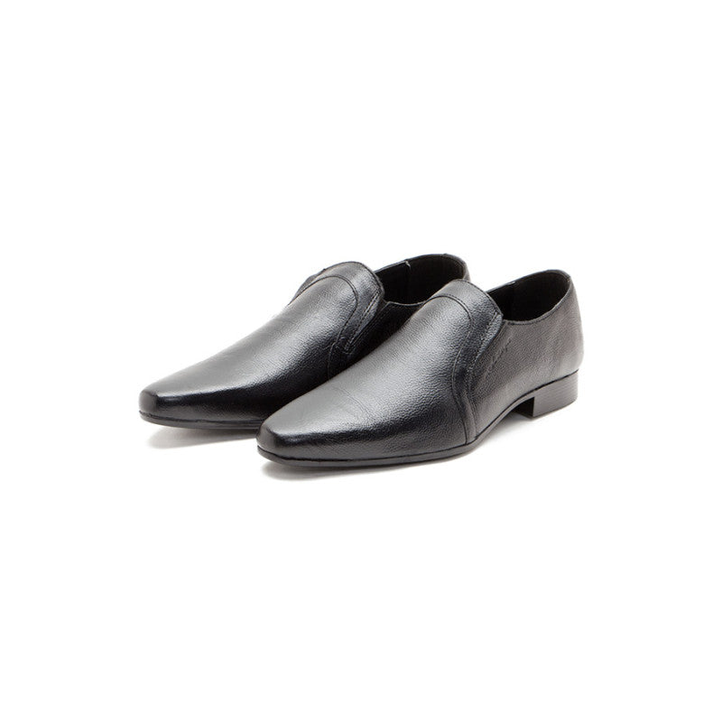 Men Black Slip On Shoes