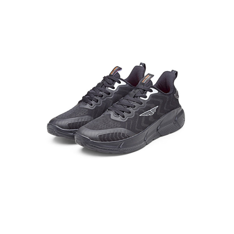 RedTape Men's Black Walking Shoes