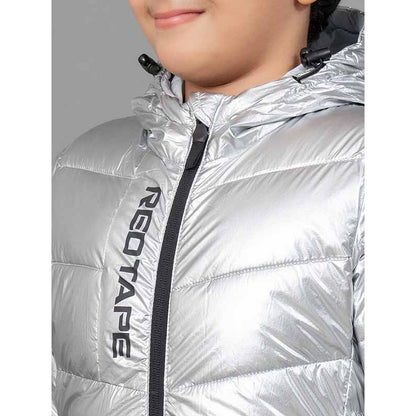 RedTape Silver Jacket for Boy | Comfortable & Durable