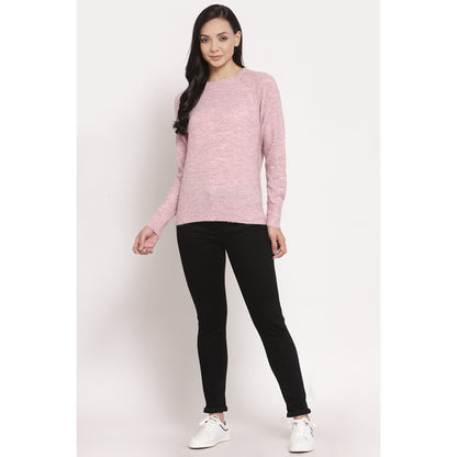 MODE by RedTape Women's Pastel Pink Sweater