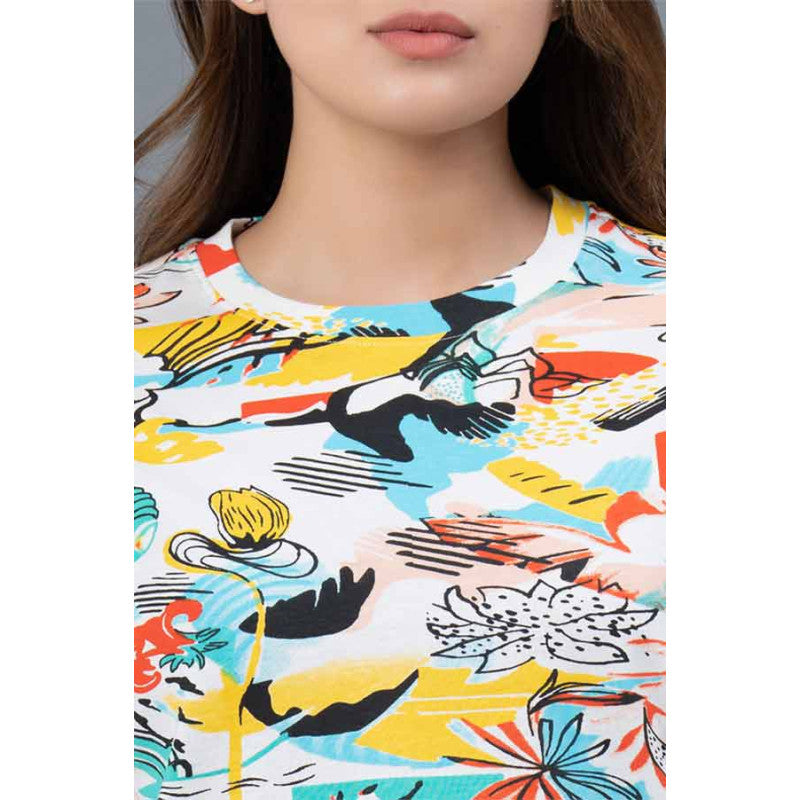 Casual Graphic Print T-Shirt for Women