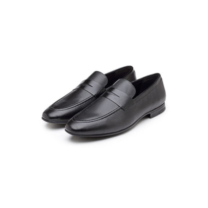 RedTape Men's Black Slip-On Shoes