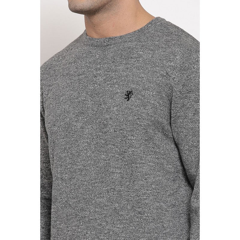 Red Tape Men Dark Grey Sweater