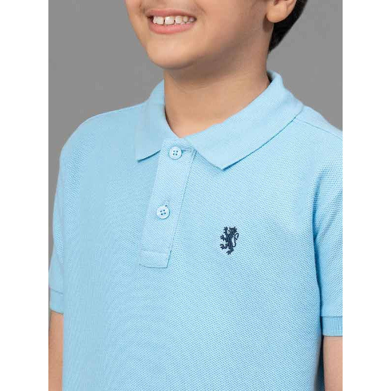 RedTape Sky Blue T-Shirt for Boys | Comfortable and Durable