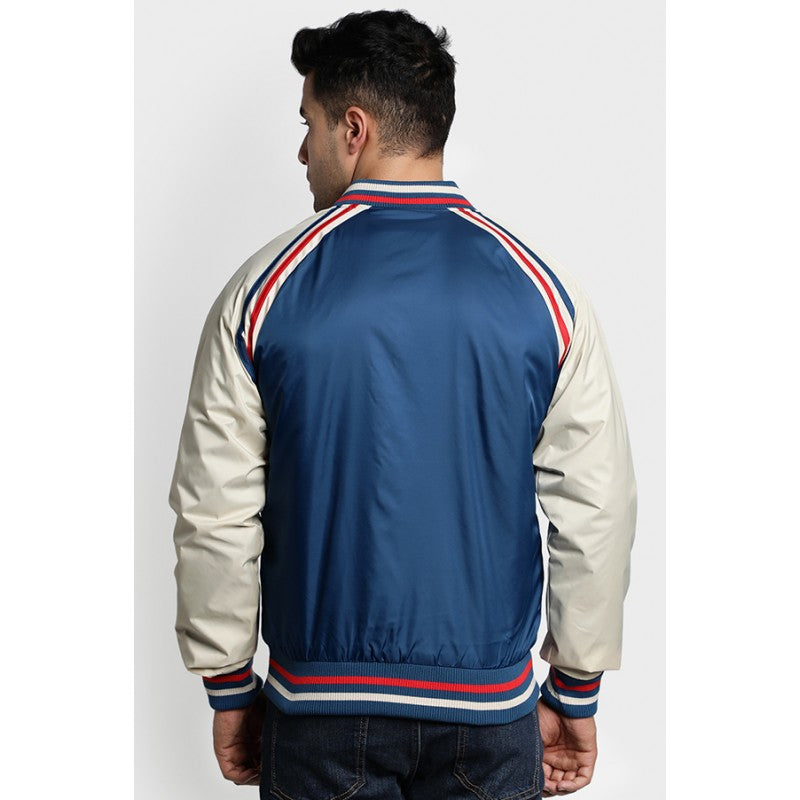 Royal Blue Red Reversible Men's Jacket