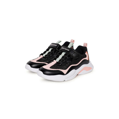 RedTape Unisex Kids Black And PInk Sports Shoes