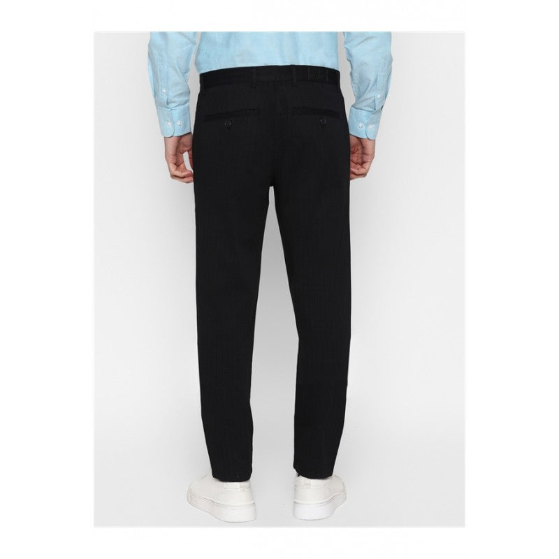 Mens Black Check Jogger