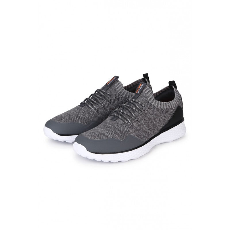 Men Dark Grey Walking Shoes