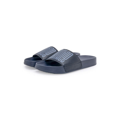 RedTape Casual Sliders for Men's - Comfortable Navy Slip-On Casual Sliders for Men's