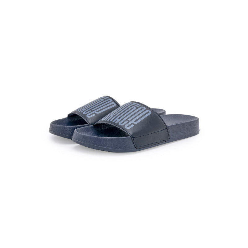 Casual Sliders for Men's - Comfortable Navy Slip-On Casual Sliders for Men's