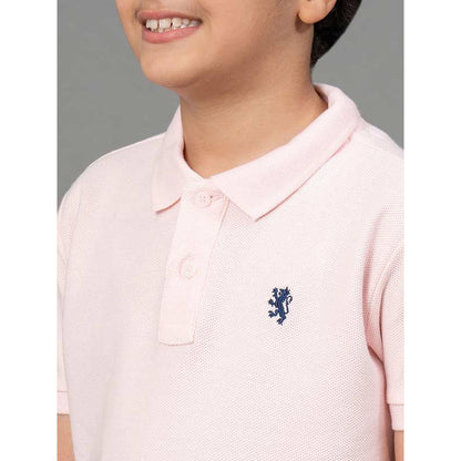 RedTape Pink T-Shirt for Boys | Comfortable and Durable