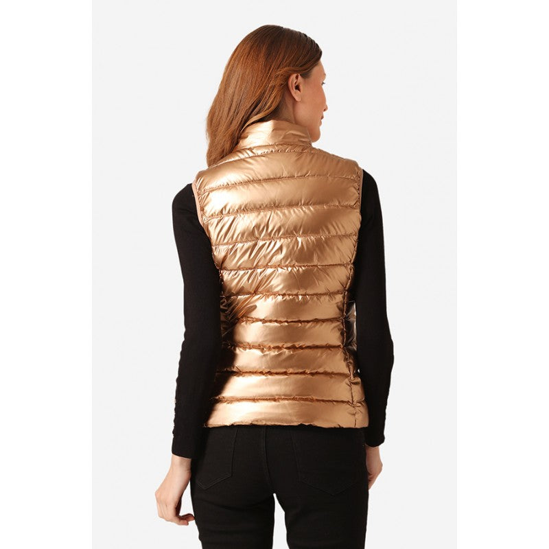 Women Metallic Gold Jacket