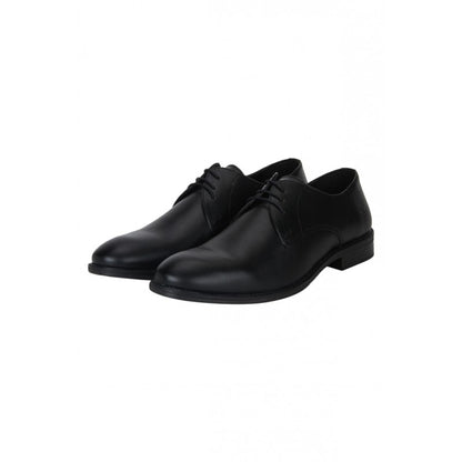 Bond Street by RedTape Men Black Derby Shoes