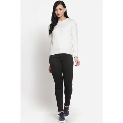 MODE by RedTape Women's Off White Sweater