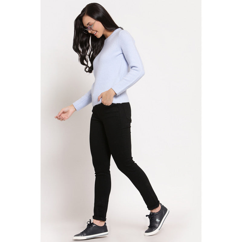 MODE by RedTape Women's Light Blue Sweater