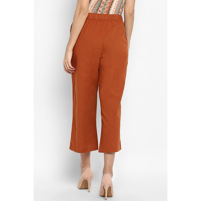 Women Rust Pant