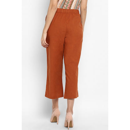 Women Rust Pant