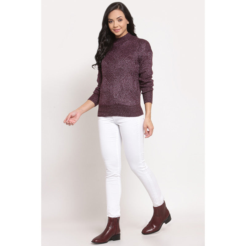 MODE by RedTape Women's Wine Sweater