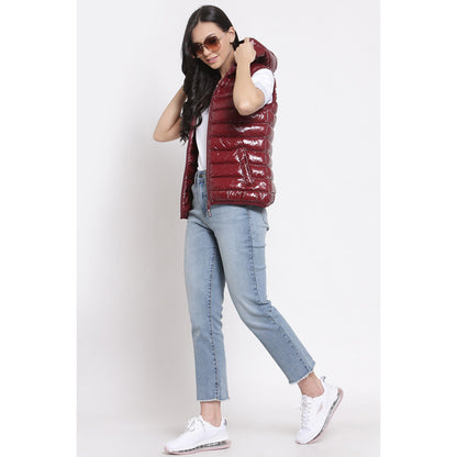 MODE by RedTape Women's Maroon Jacket