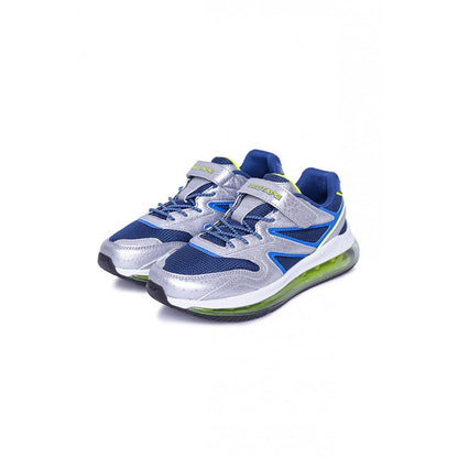 RedTape Unisex Kids Silver And Blue Sports Shoes