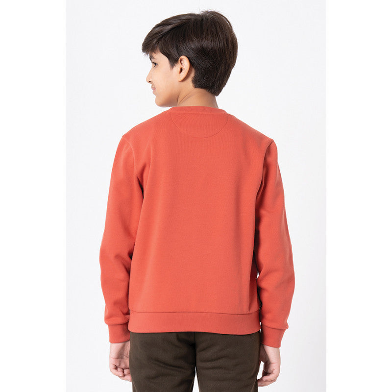 Kids Unisex Brick Printed Sweatshirt
