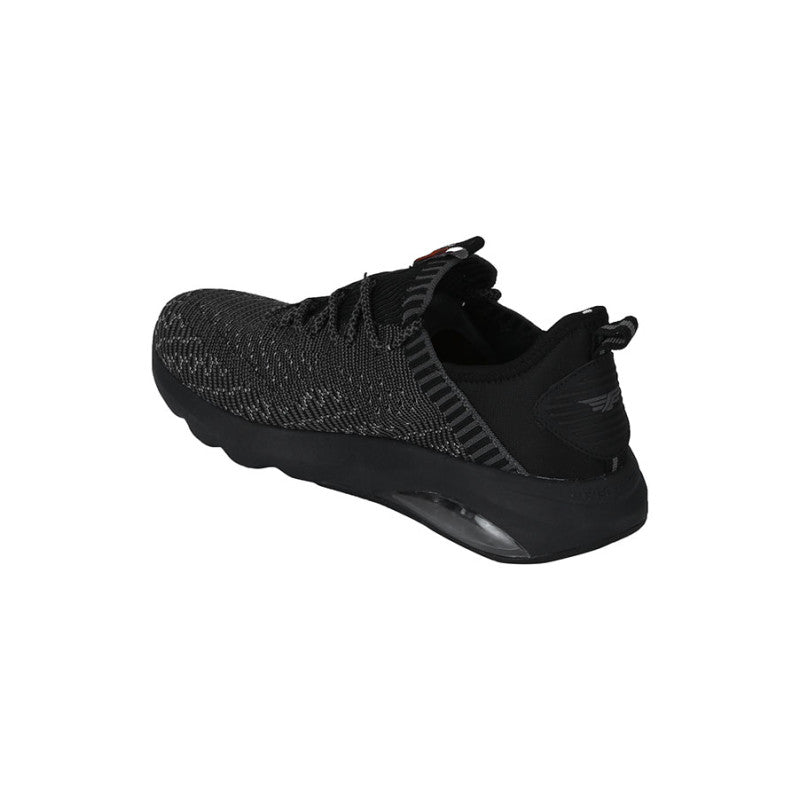 RedTape Men Black Walking Shoes