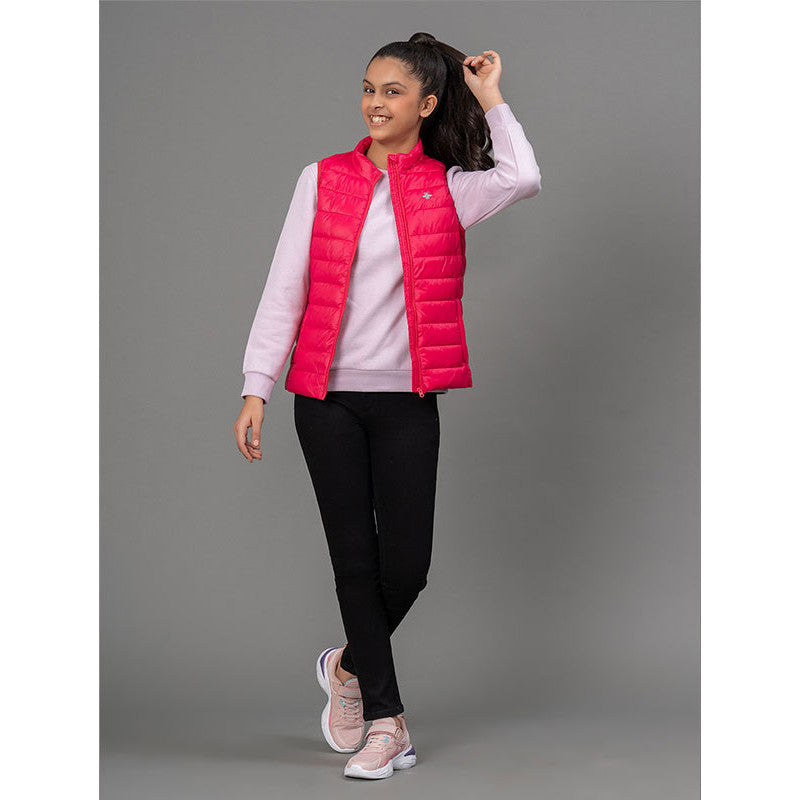 Dark Pink Jacket for Girls