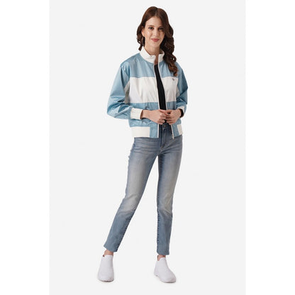 Women Pastel Blue Jacket