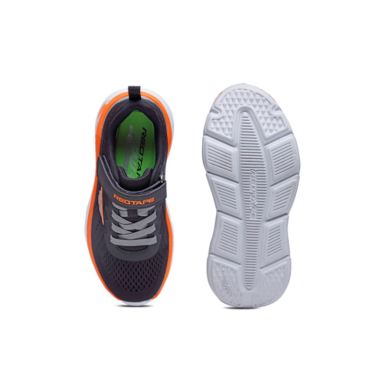 RedTape Unisex Kids Black Sports Shoes