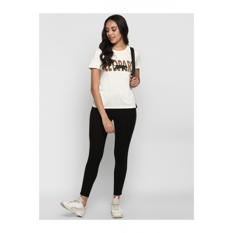 Women Off White T Shirt