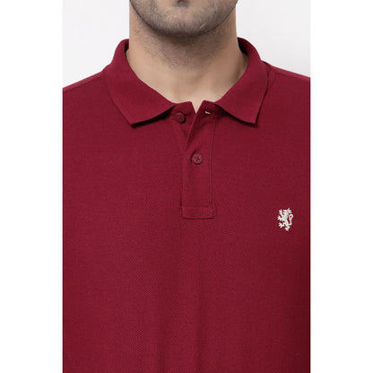 Men Cherry CollaRed T-Shirt Redtape1