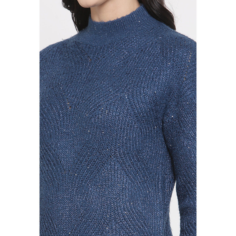 MODE by RedTape Women's Teal Sweater