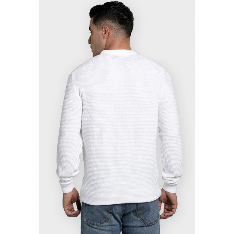 Mens White Sweater