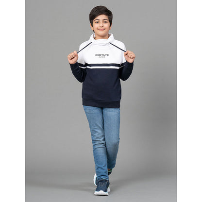 RedTape White Sweatshirt for Boys | Warm and Comfortable