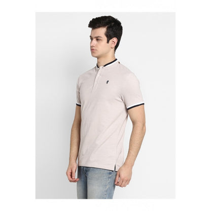 Mens Beige T Shirt