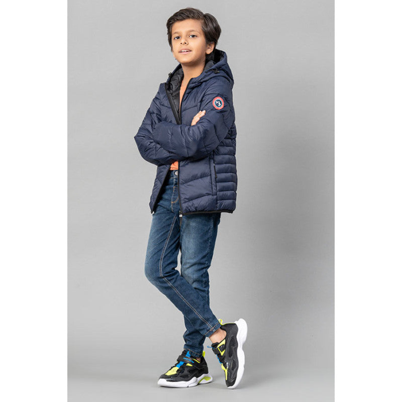 Kids Unisex Navy Padded Jacket