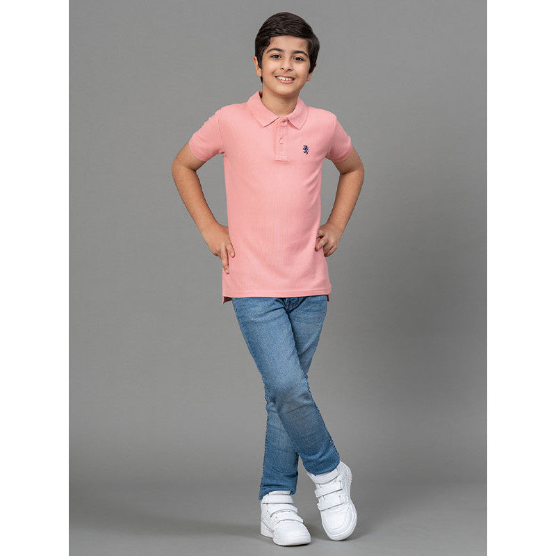 RedTape Coral Haze T-Shirt for Boys | Comfortable and Durable