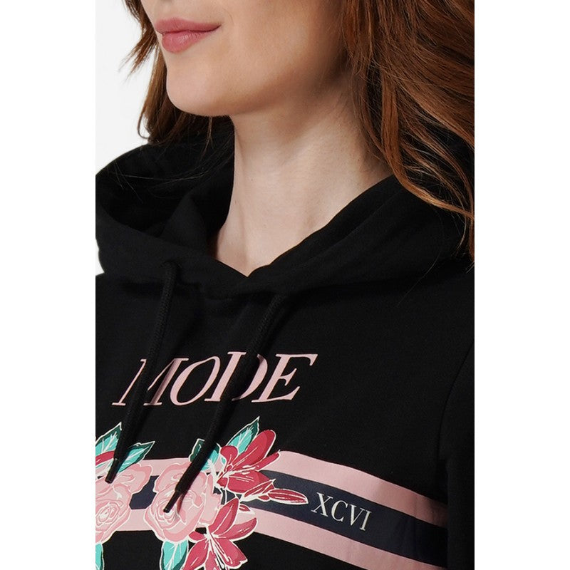 Women Black Hoodie