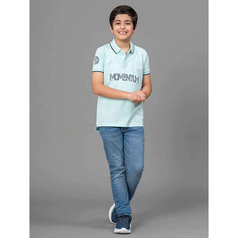 RedTape Arctic Blue T-Shirt for Boys | Comfortable and Durable