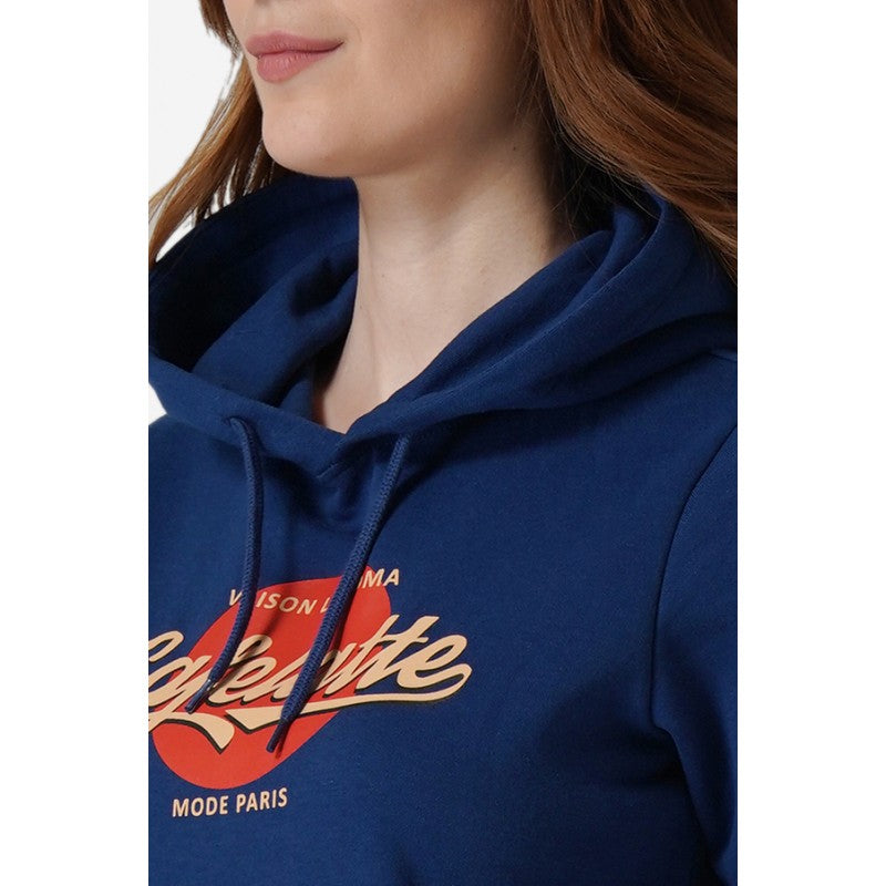 Women Airforce Blue Hoodie