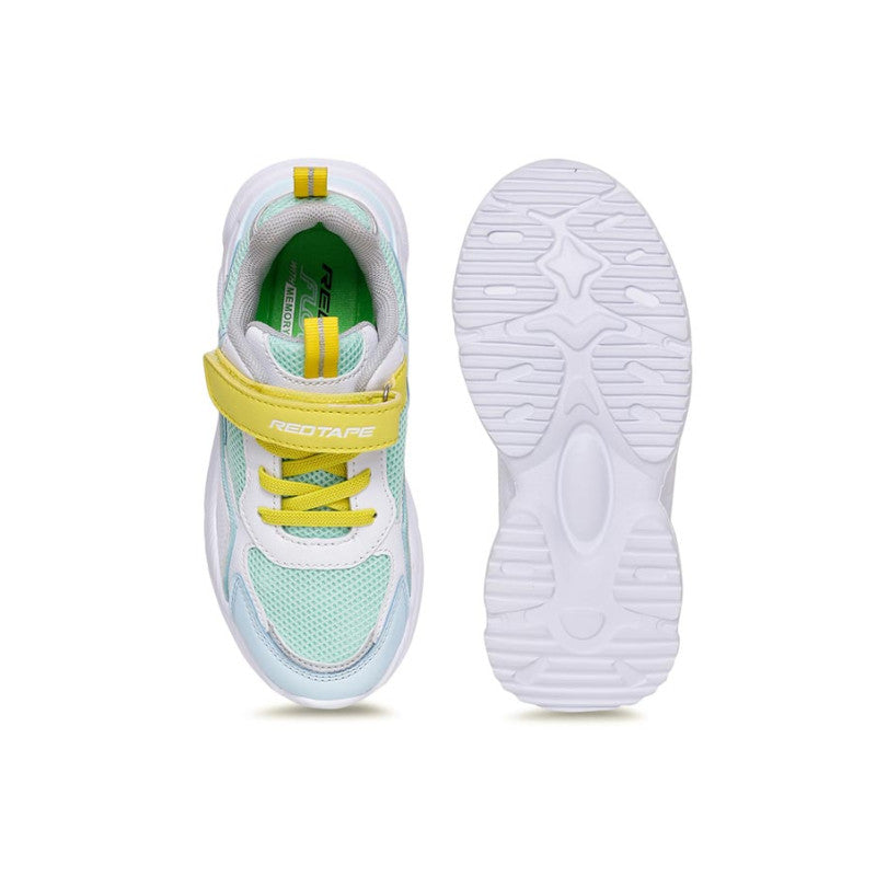 RedTape Kids-Unisex White Walking Shoes