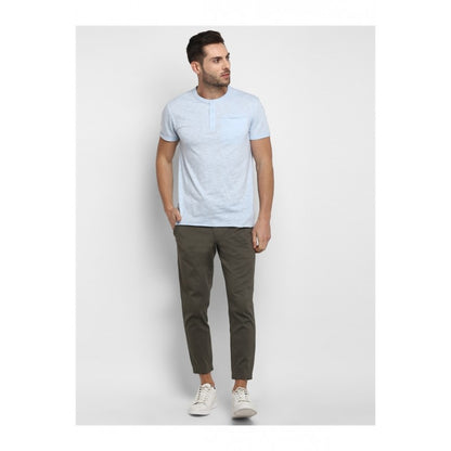 Mens Light Blue Melnage T Shirt