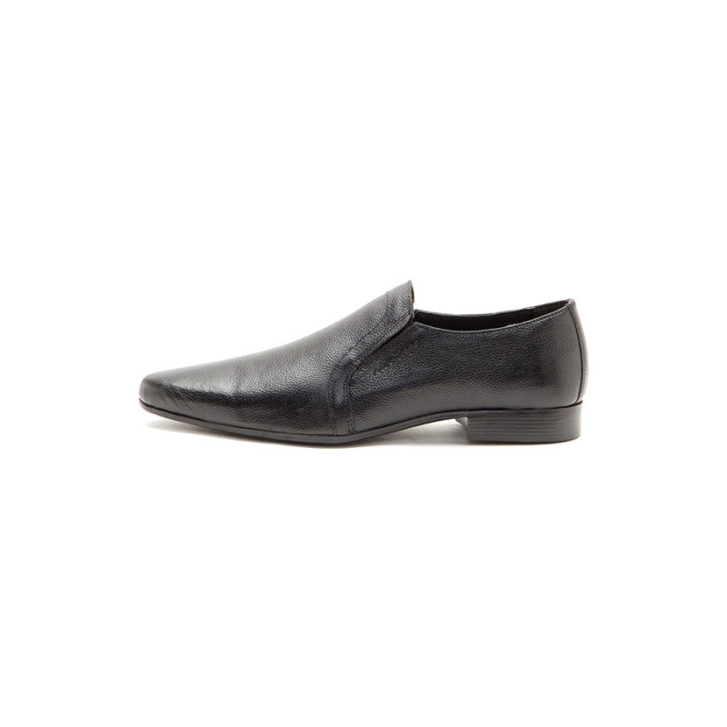 Men Black Slip On Shoes