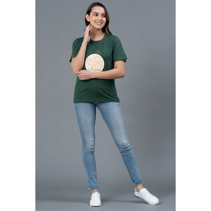 Mode by RedTape Casual Cotton T-Shirt for Women | Round Neck Cotton T-Shirt